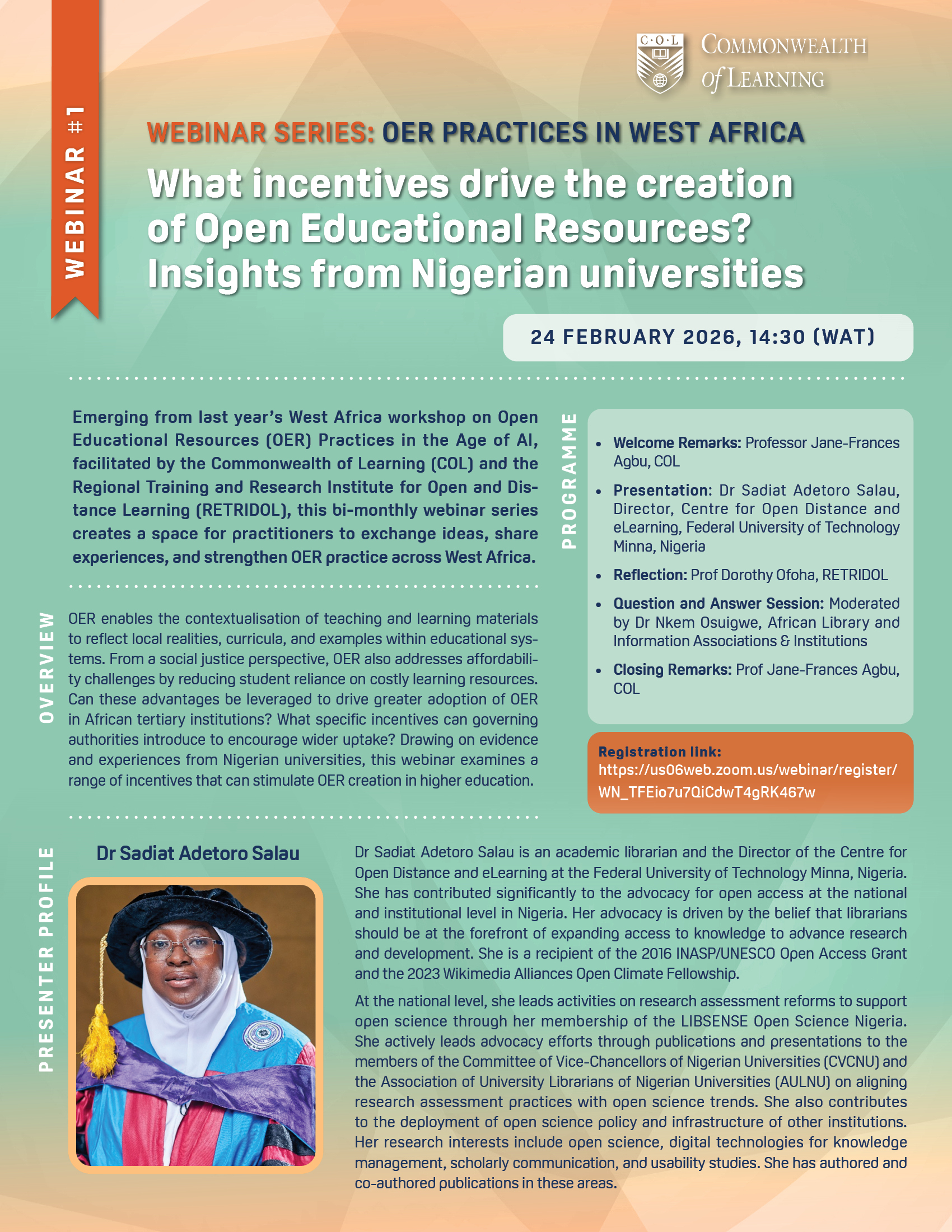 WEBINAR 1: OER PRACTICES IN WEST AFRICA | UNESCO OER Dynamic Coalition ...