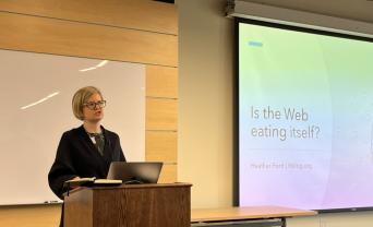 Heather Ford: Is the Web Eating Itself? LLMs versus verifiability