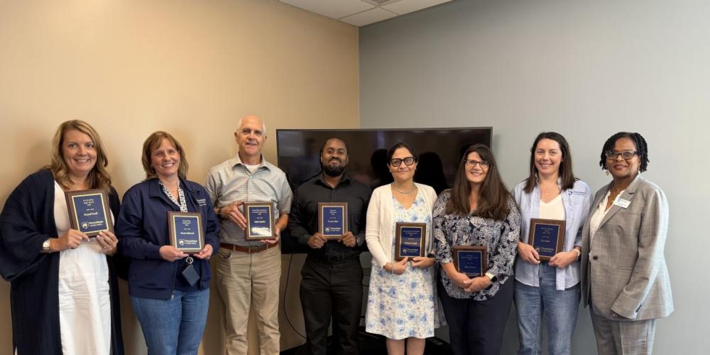 Lehigh Valley faculty and staff recognized for excellence and contributions