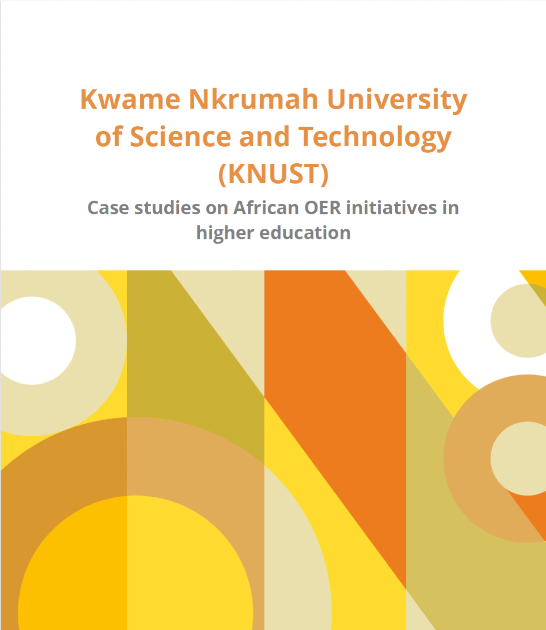 KNUST case study cover page